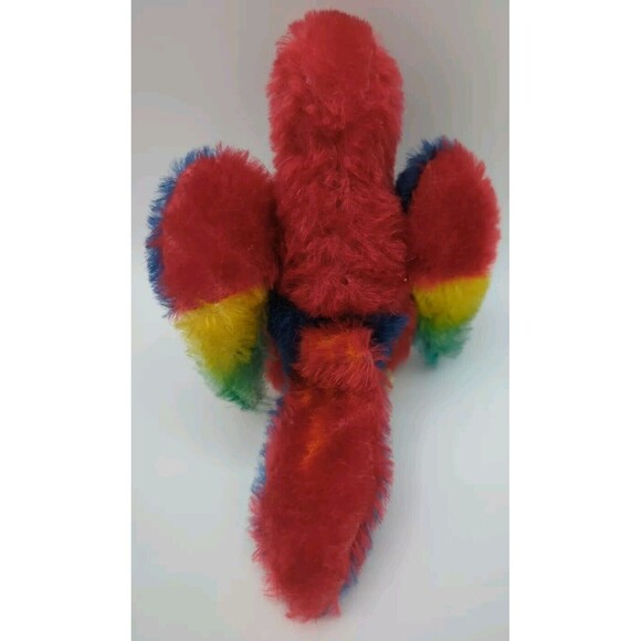 Vintage German Steiff Mohair Mini LORA the Parrot Ear Button & Tag 5.5" c.1960 - Picture 4 of 7